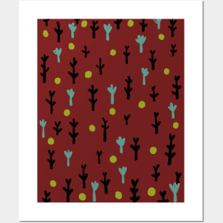 Minimalist forest Posters and Art